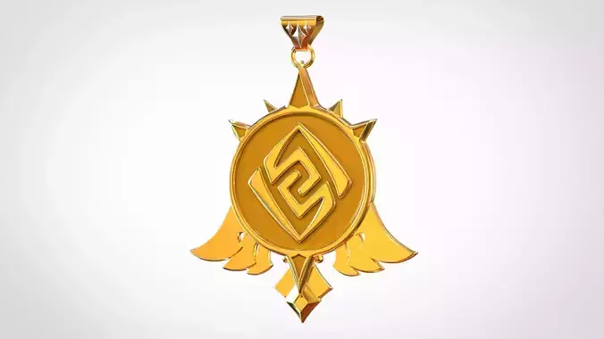 Mondstadt Vision Geo Pendant  3D print model