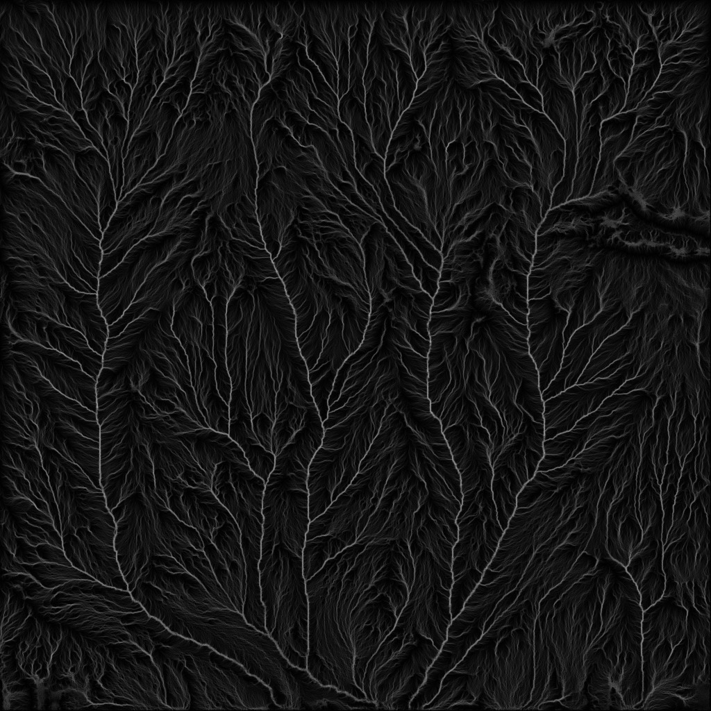 High-polly Desert Mountain Side 3D model_7