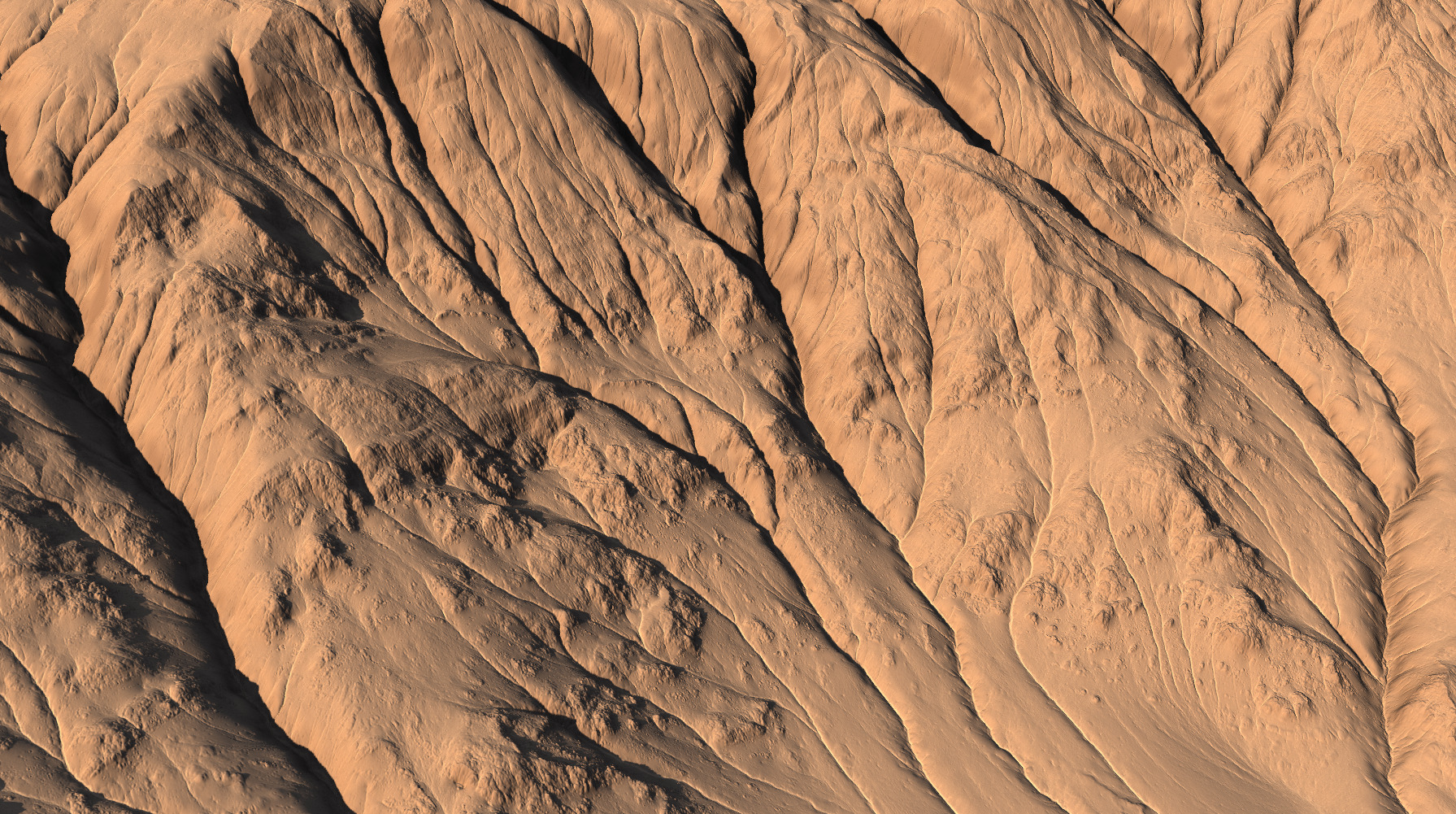 High-polly Desert Mountain Side 3D model_1