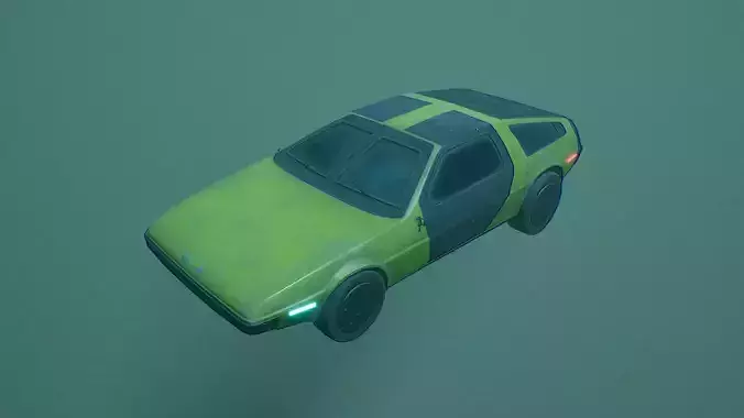 Retro Futuristic Car