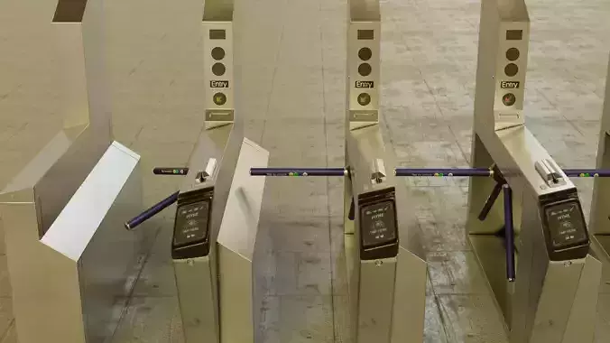 NYC Subway Ticket Checker Gate