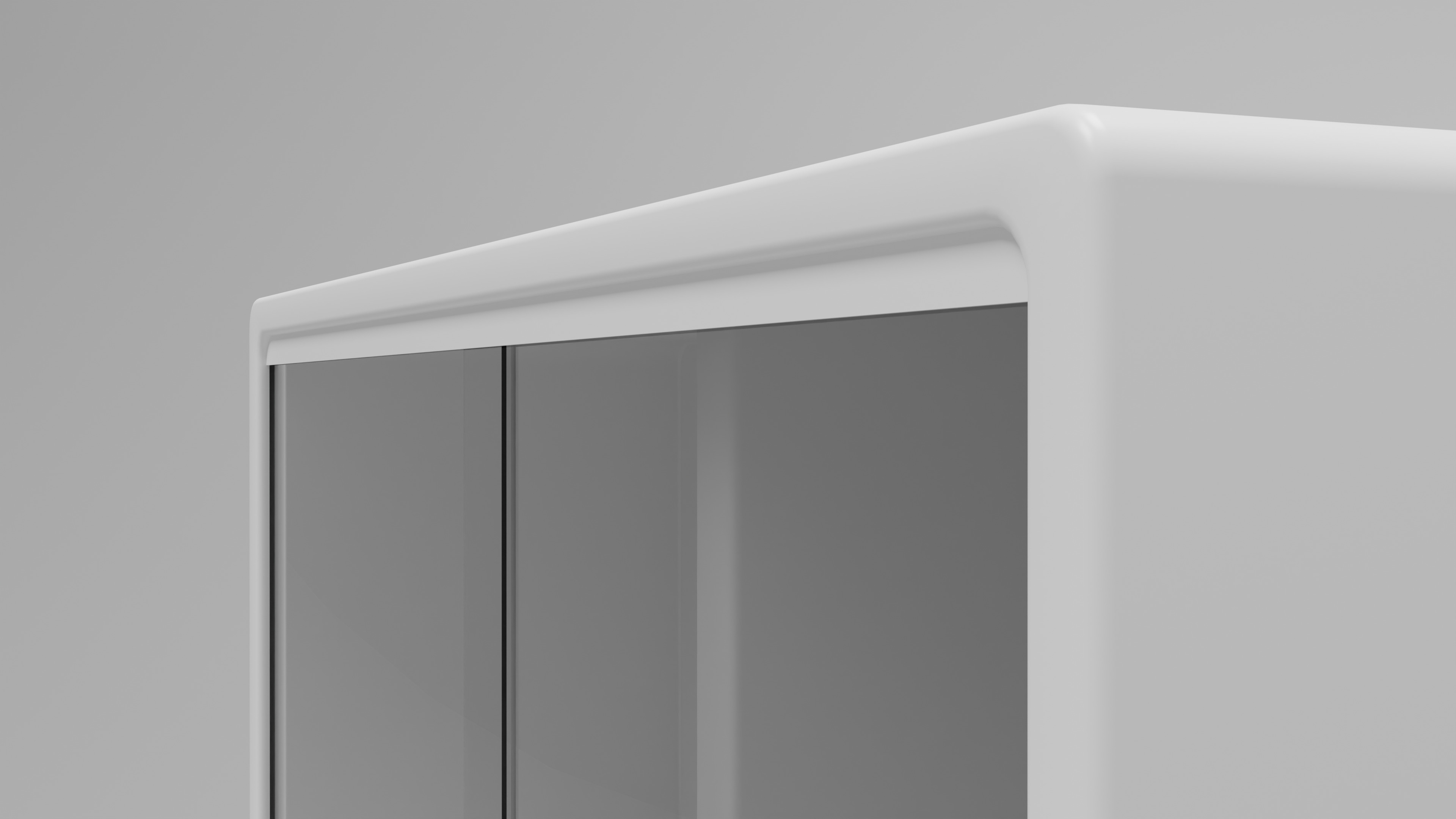 First Aid Box White Plastic 3D model_4