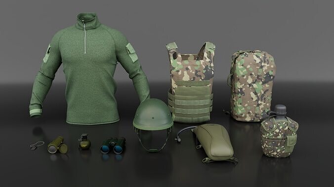Military Kit 3D model