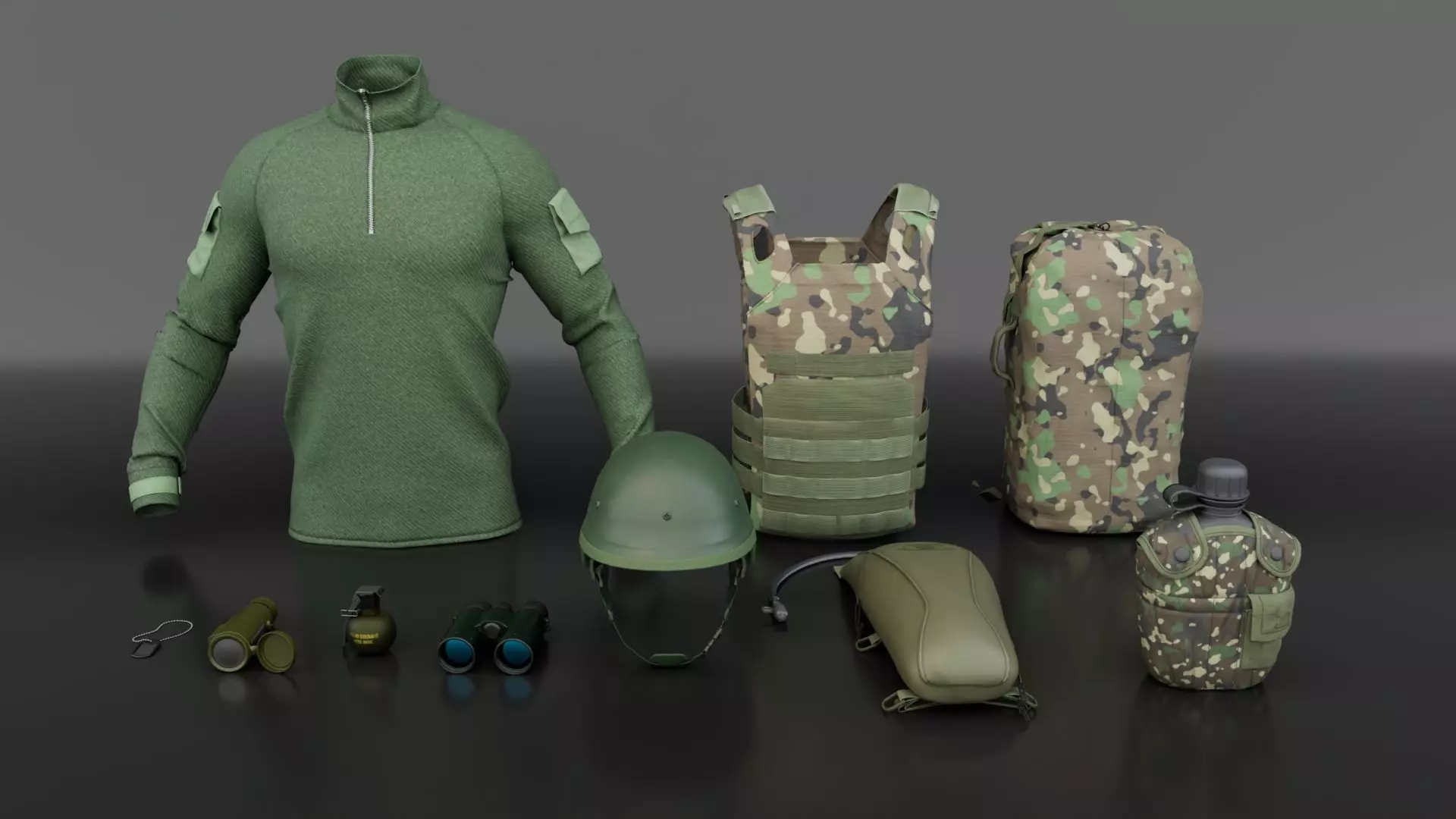 Military Kit 3D model