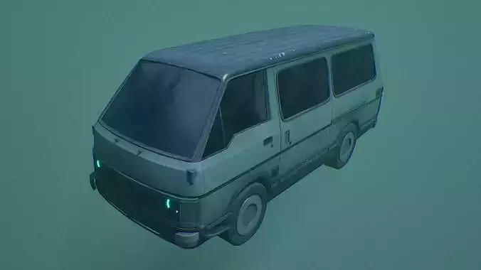 Retro Futuristic Van