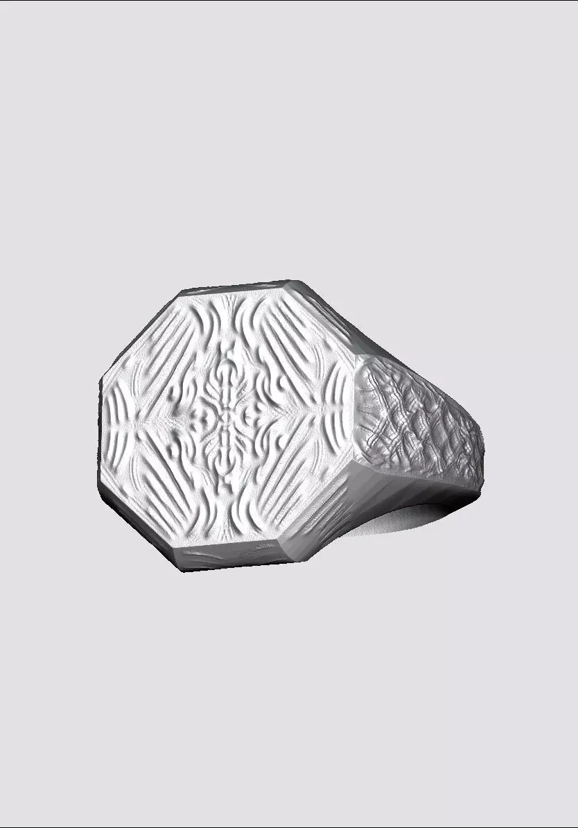 Ring Octagoon 3D print model_0