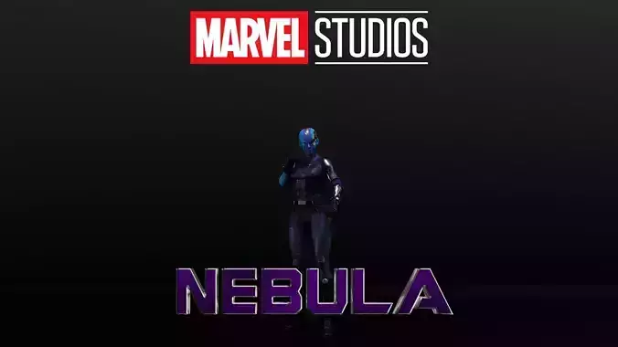 Nebula Low-poly 3D model