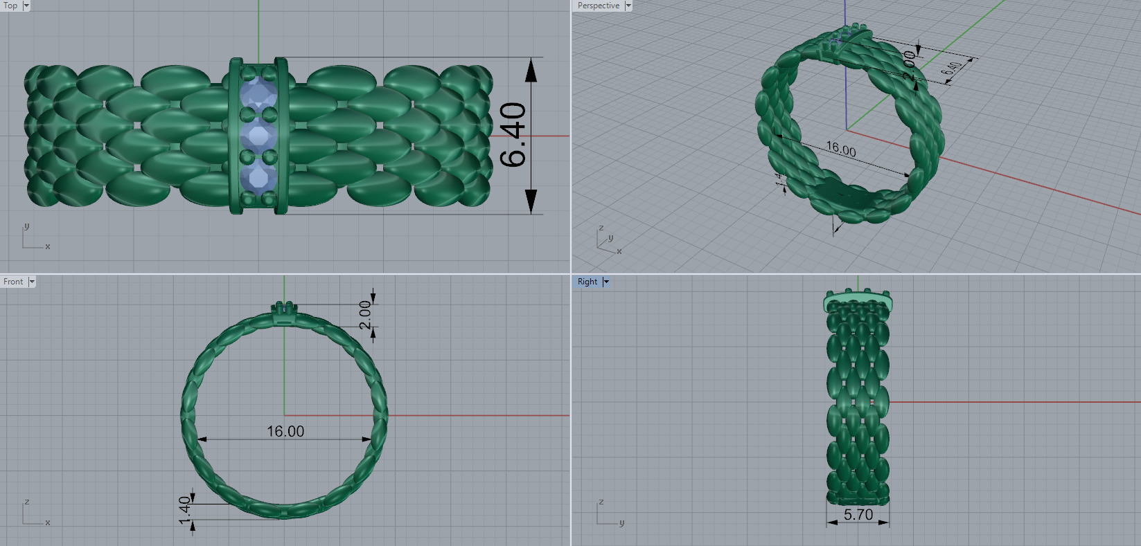 3d model  ring  jewelry  stl  3dm 3D model_3