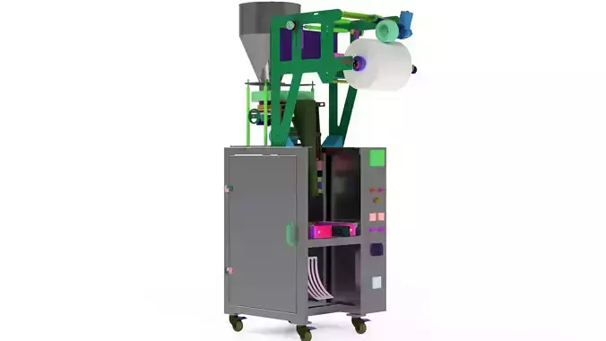 Advanced 3D Modeling for Compact Quantitative Packaging Machines