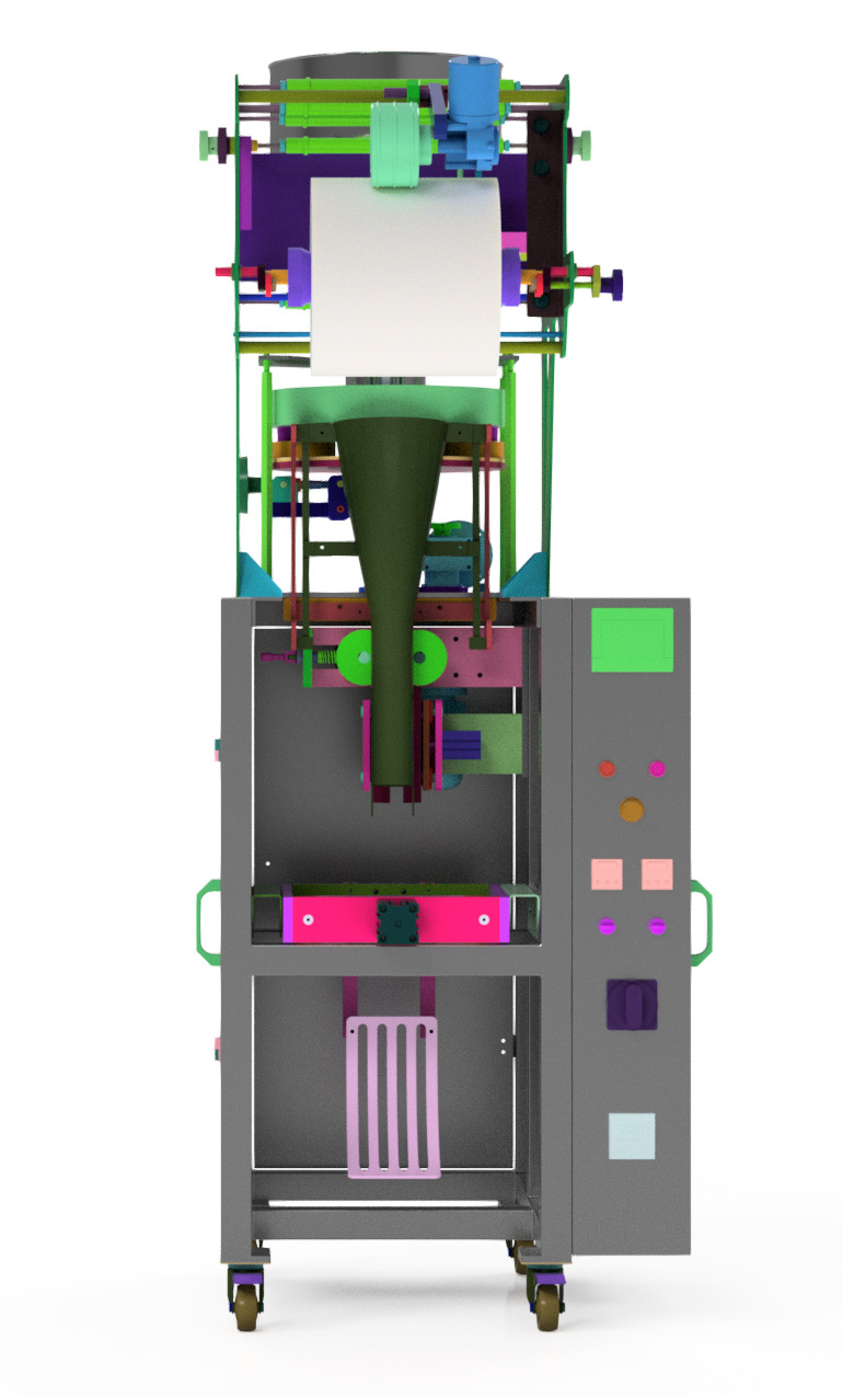 Advanced 3D Modeling for Compact Quantitative Packaging Machines 3D model_2