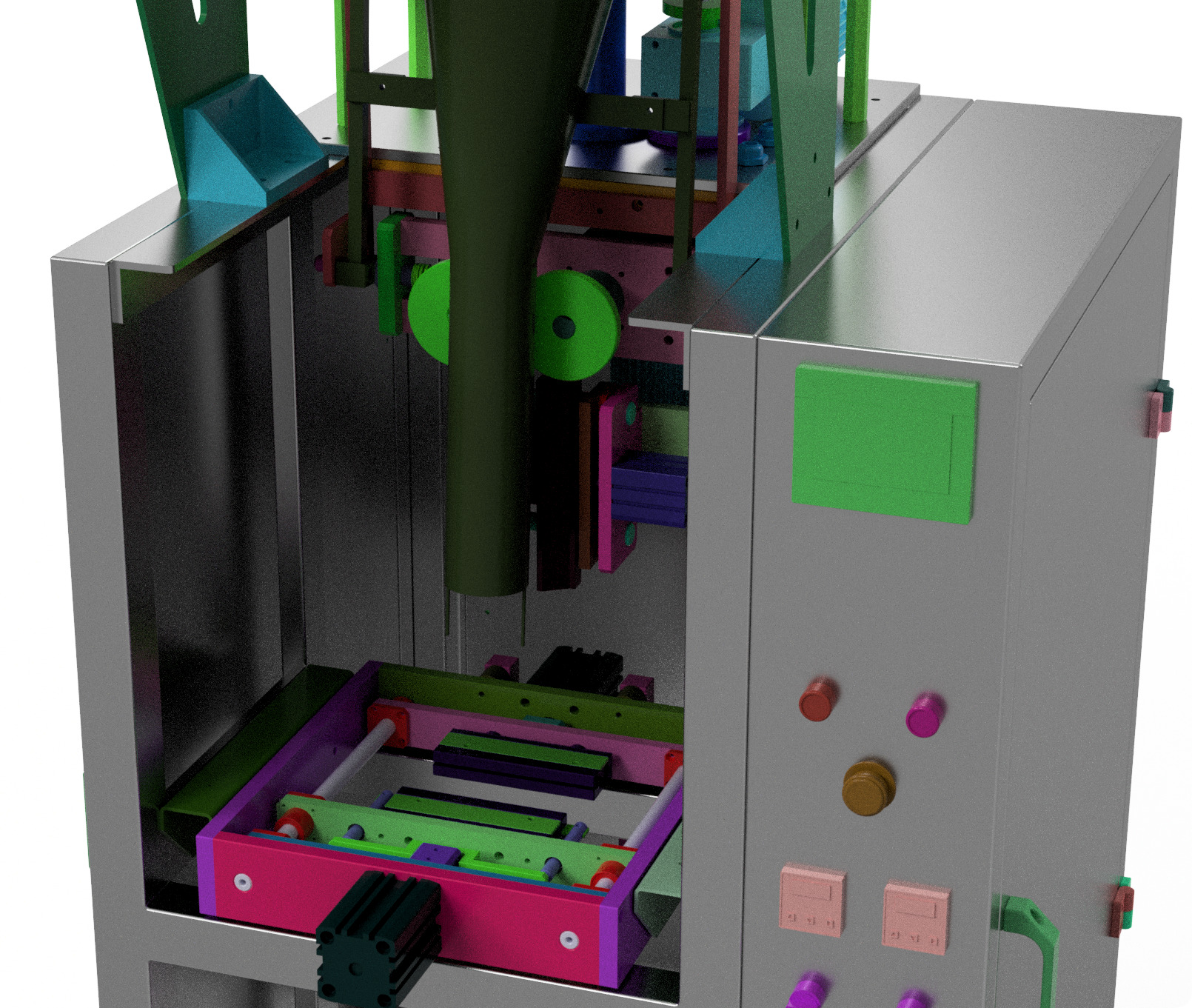 Advanced 3D Modeling for Compact Quantitative Packaging Machines 3D model_4