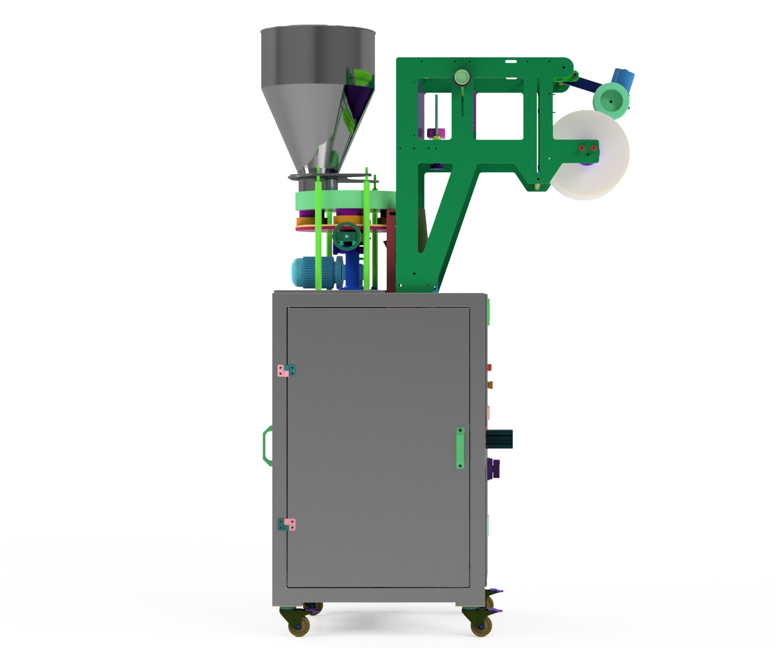 Advanced 3D Modeling for Compact Quantitative Packaging Machines 3D model_1