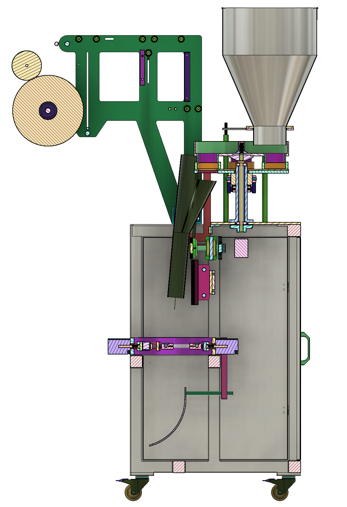 Advanced 3D Modeling for Compact Quantitative Packaging Machines 3D model_5