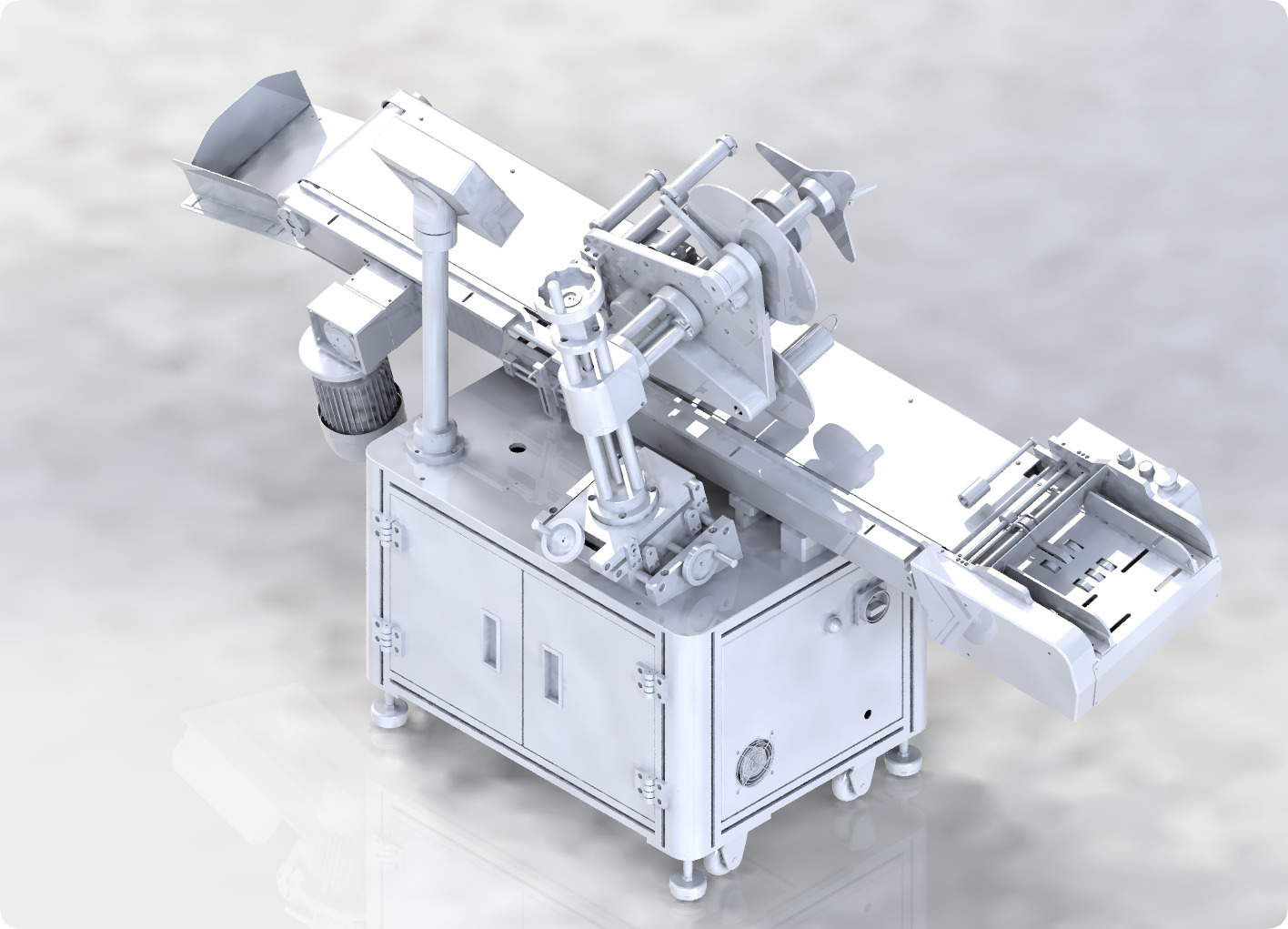 Automated Labeling Machine A1 3D model_5