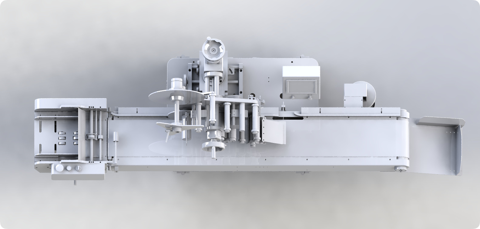 Automated Labeling Machine A1 3D model_3