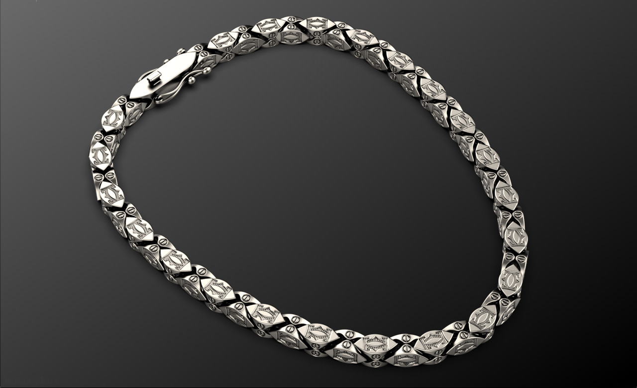 Chain 210125 cartier 3D print model_2