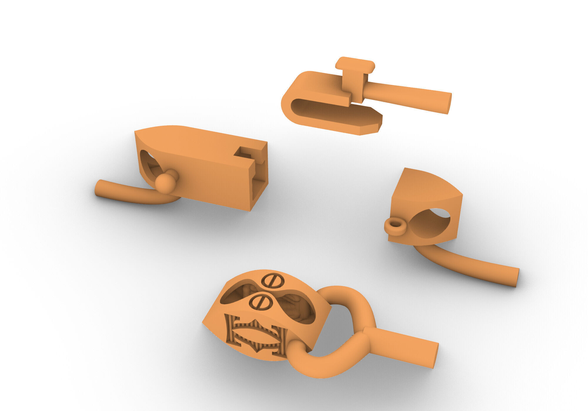 Chain 210125 cartier 3D print model_5