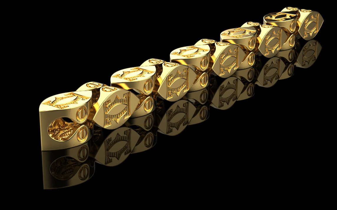 Chain 210125 cartier 3D print model_12