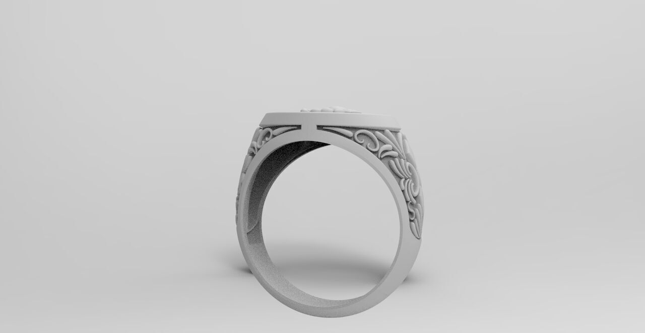 anillo escorpion  3D print model_2