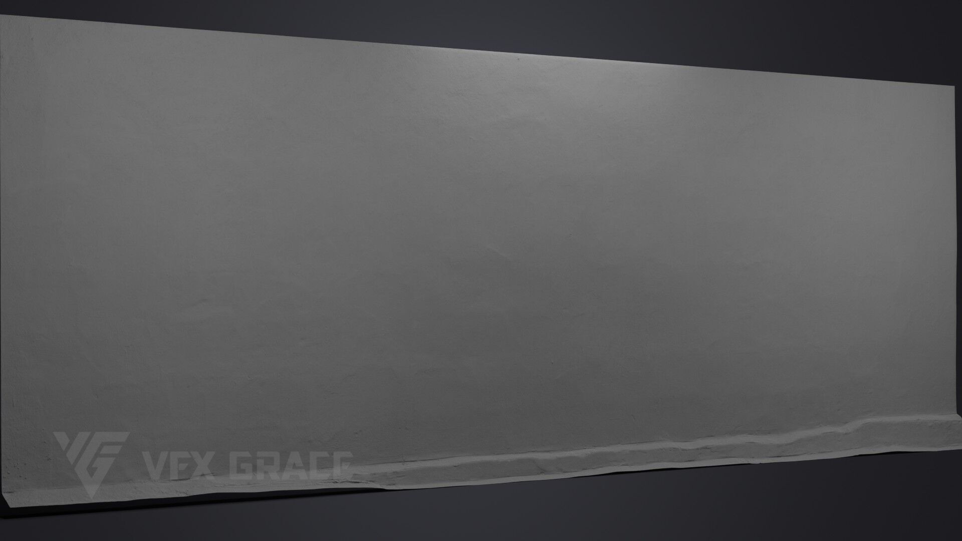 Cement Wall 001 3D model_6