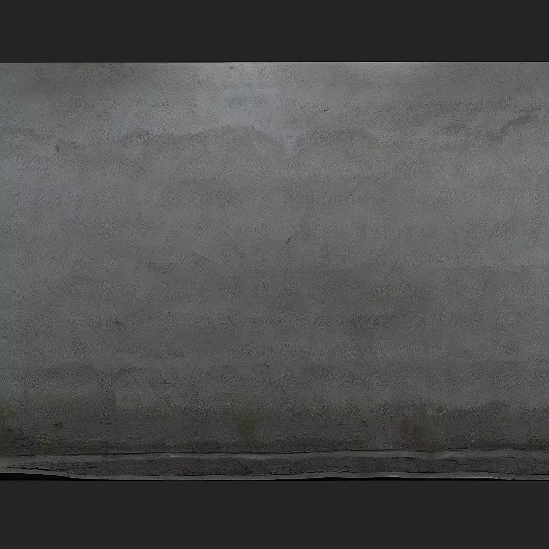Cement Wall 001 3D model_0
