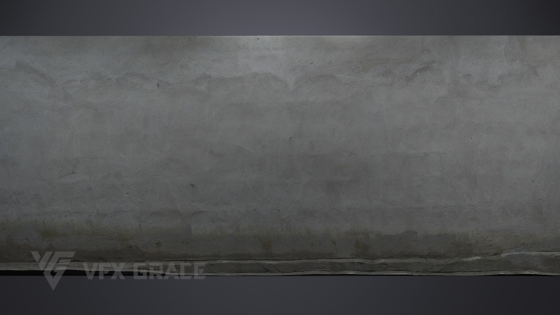Cement Wall 001 3D model_1