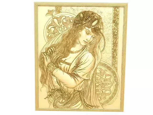 persian miniatore 3d relief