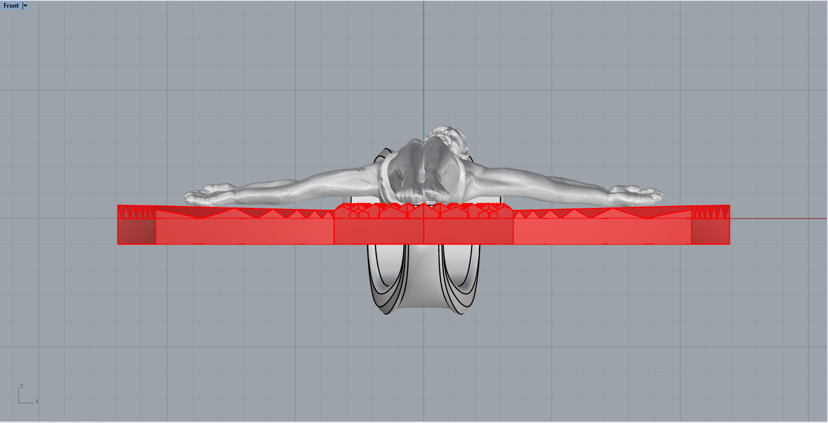 Cross model 680 3D print model_7