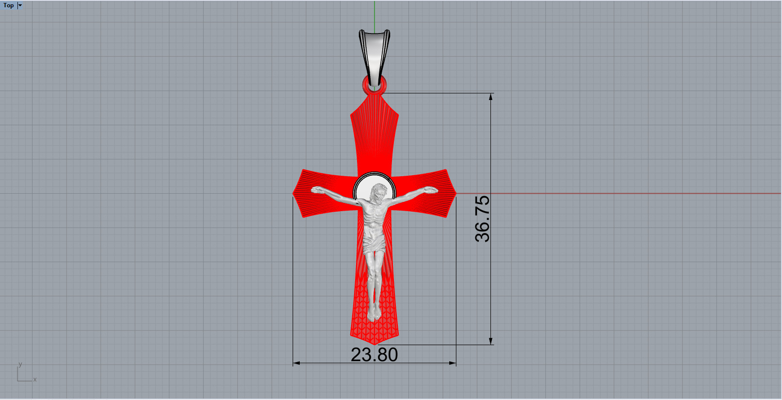Cross model 680 3D print model_6