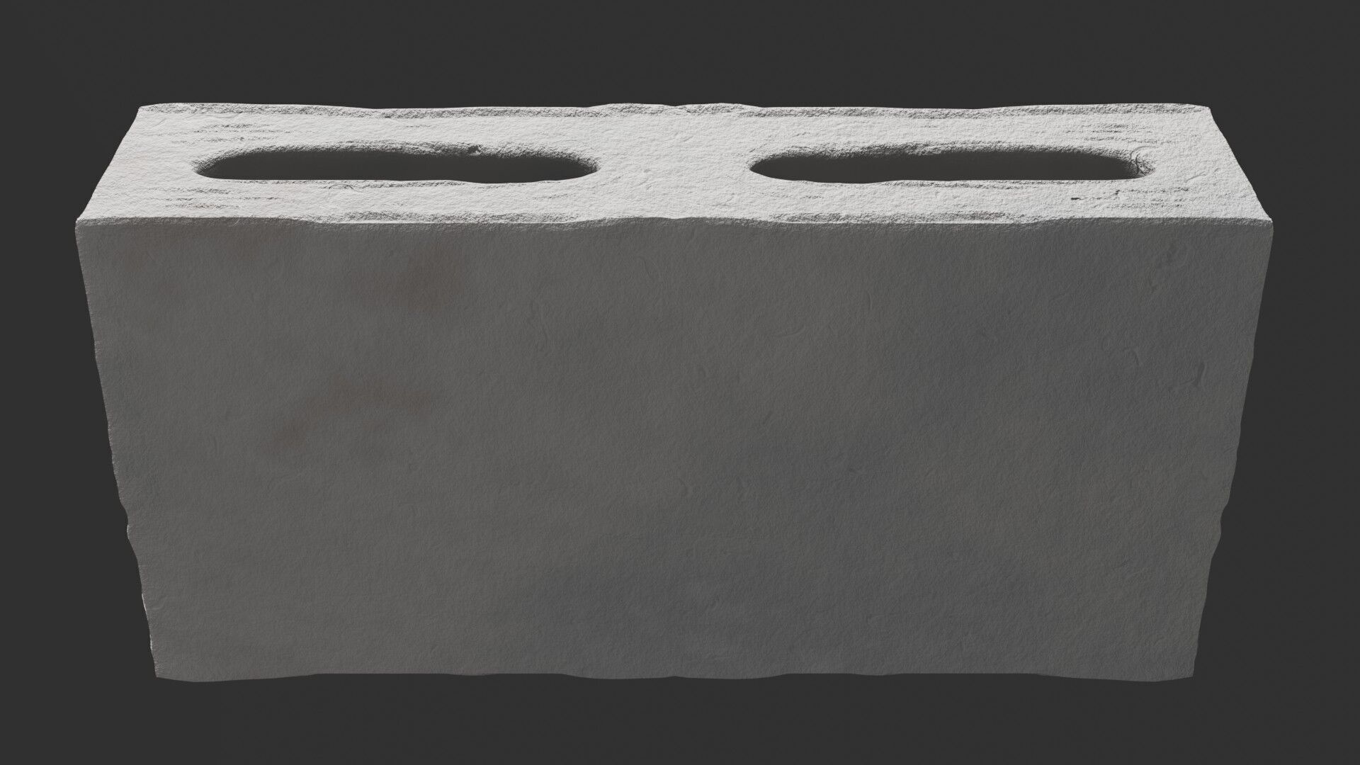 PACK 7 Concrete Blocks with Various Shapes  3D Model 3D model_8