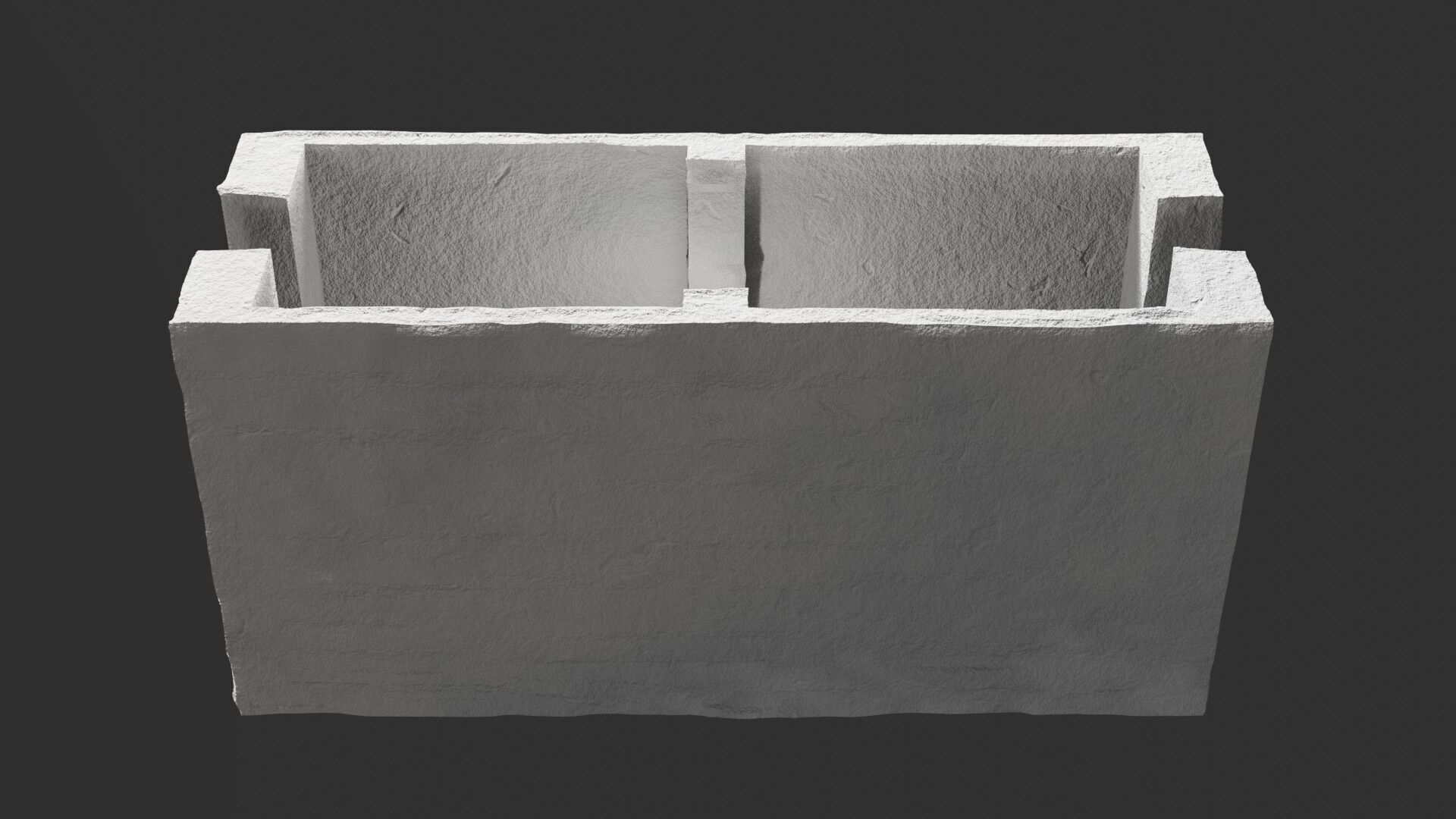 PACK 7 Concrete Blocks with Various Shapes  3D Model 3D model_10