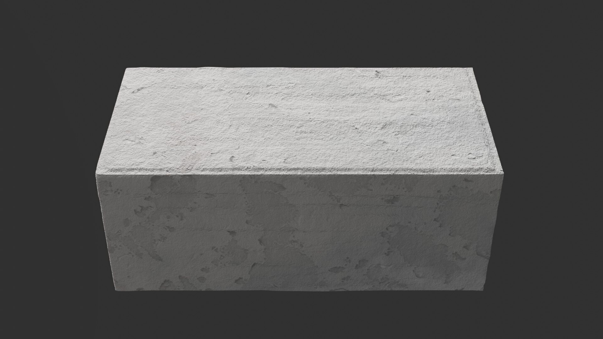 PACK 7 Concrete Blocks with Various Shapes  3D Model 3D model_7