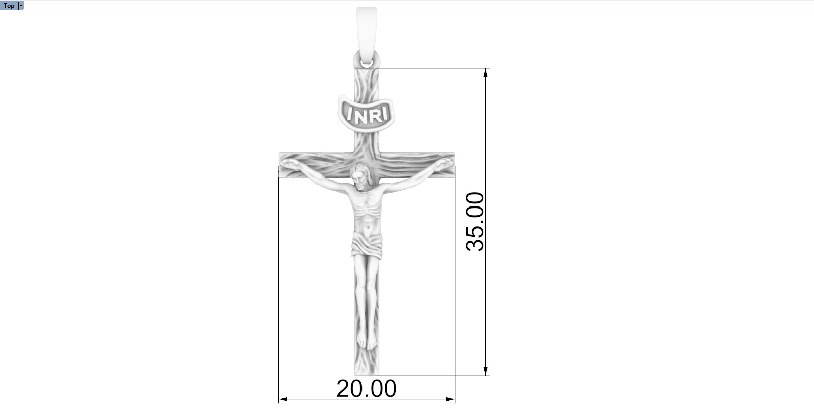 Cross model 681 3D print model_4