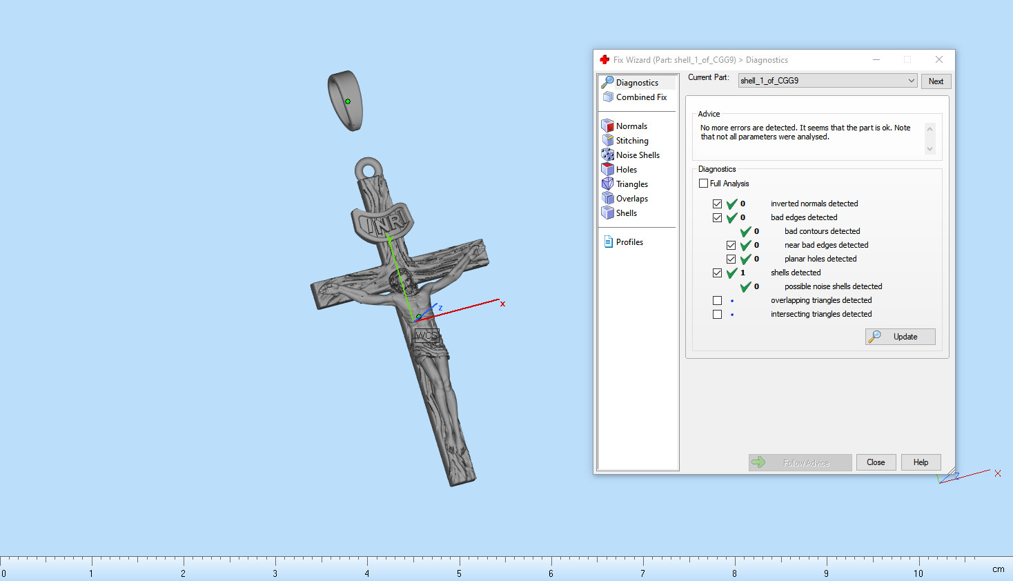 Cross model 681 3D print model_3