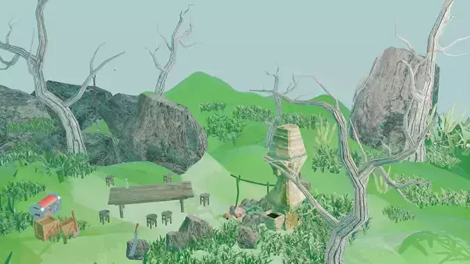 PACOTE DE ASSETS - ACAMPAMENTO NOS ERMOS