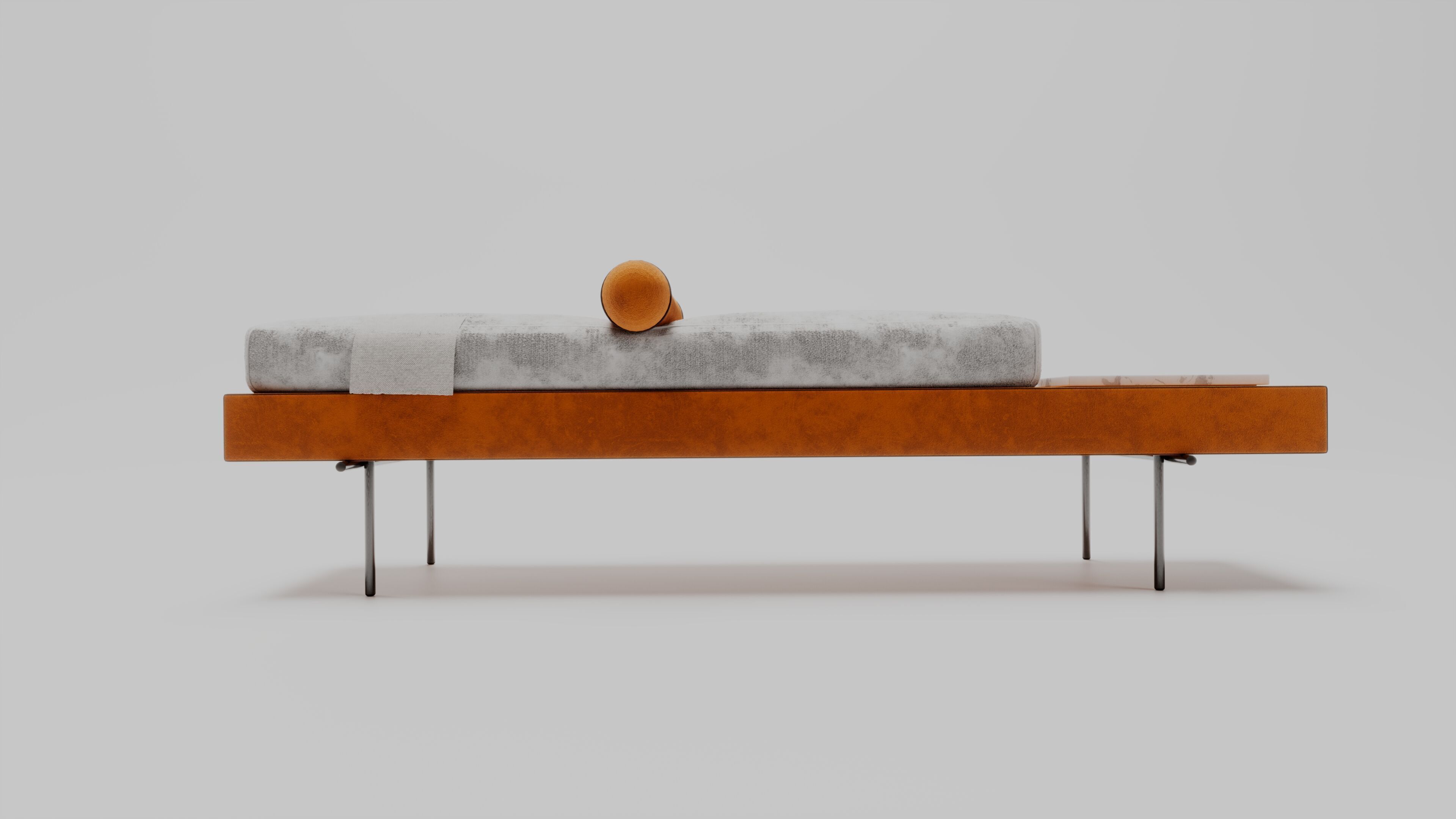 BedRoomBench 3D model_1