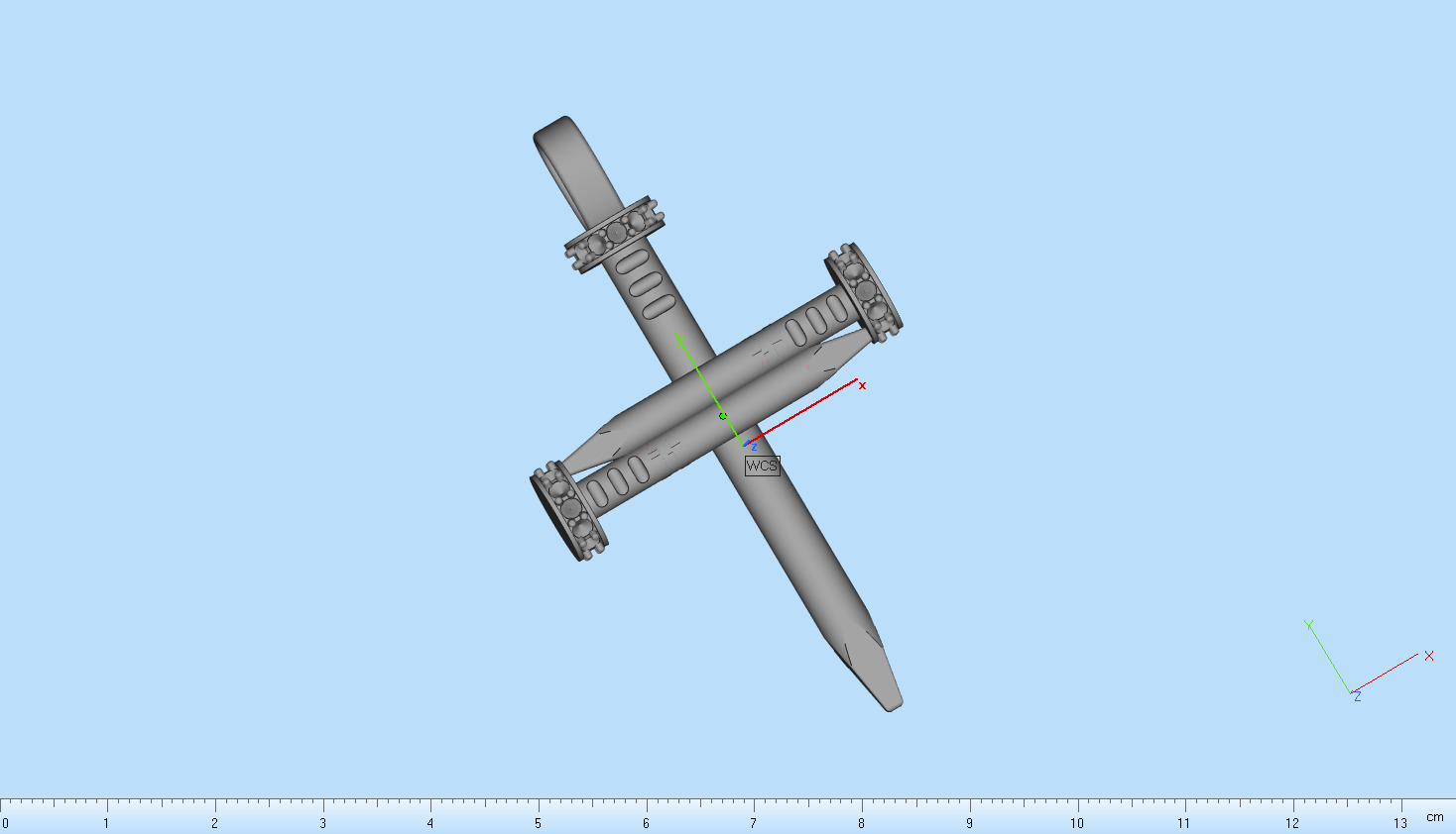 Nail cross model 684 3D print model_11
