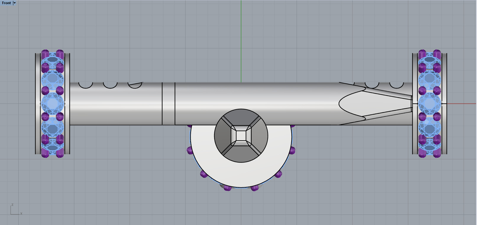 Nail cross model 684 3D print model_7