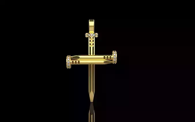 Nail cross model 684 3D print model