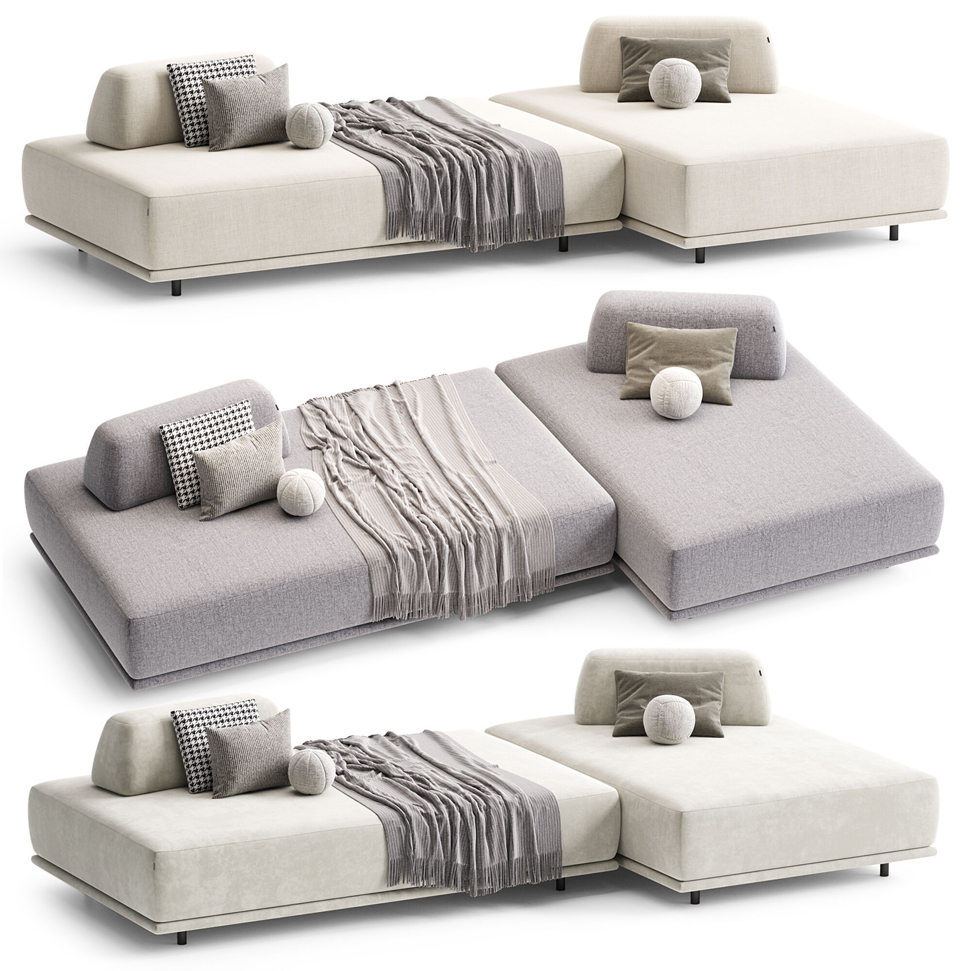 Mackenzie 2 seater sofa by Skdesign 3D model_2