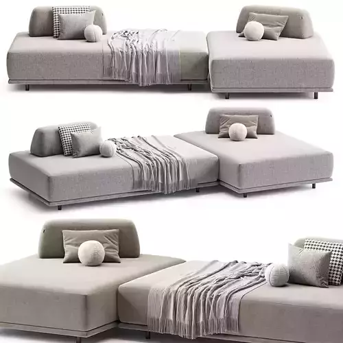 Mackenzie 2 seater sofa by Skdesign 3D model