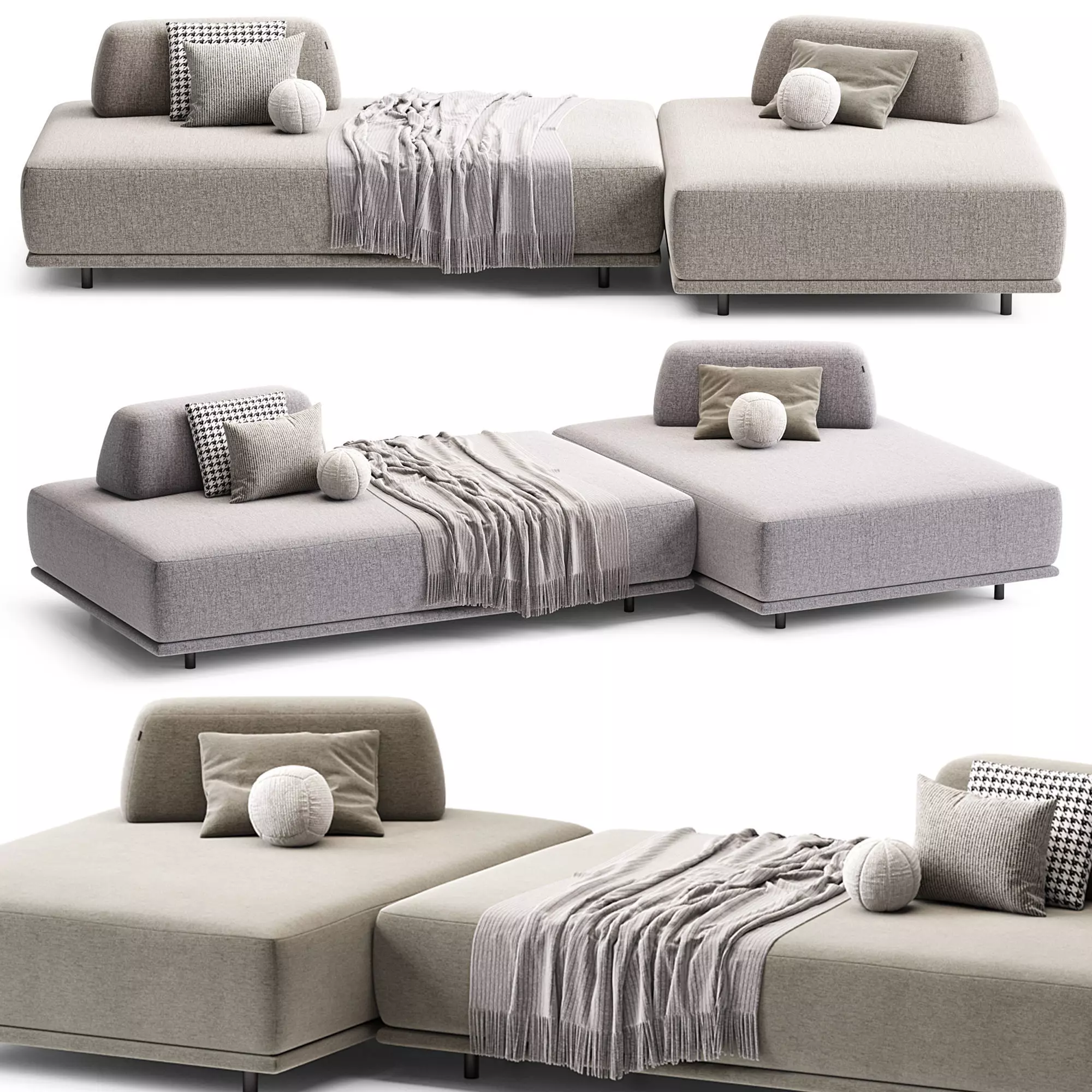 Mackenzie 2 seater sofa by Skdesign 3D model_0