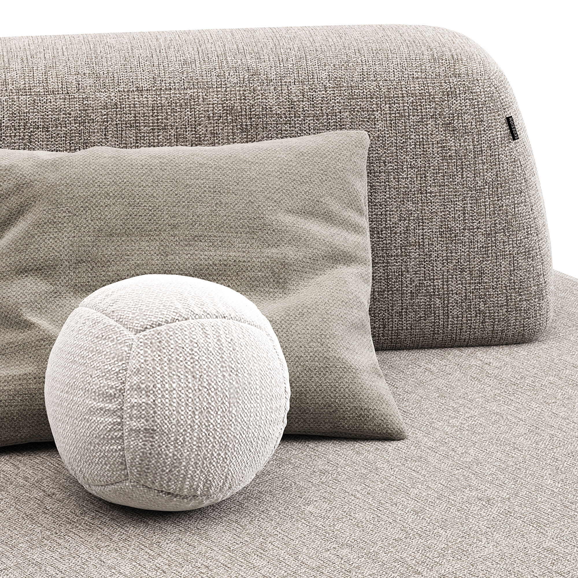 Mackenzie 2 seater sofa by Skdesign 3D model_4