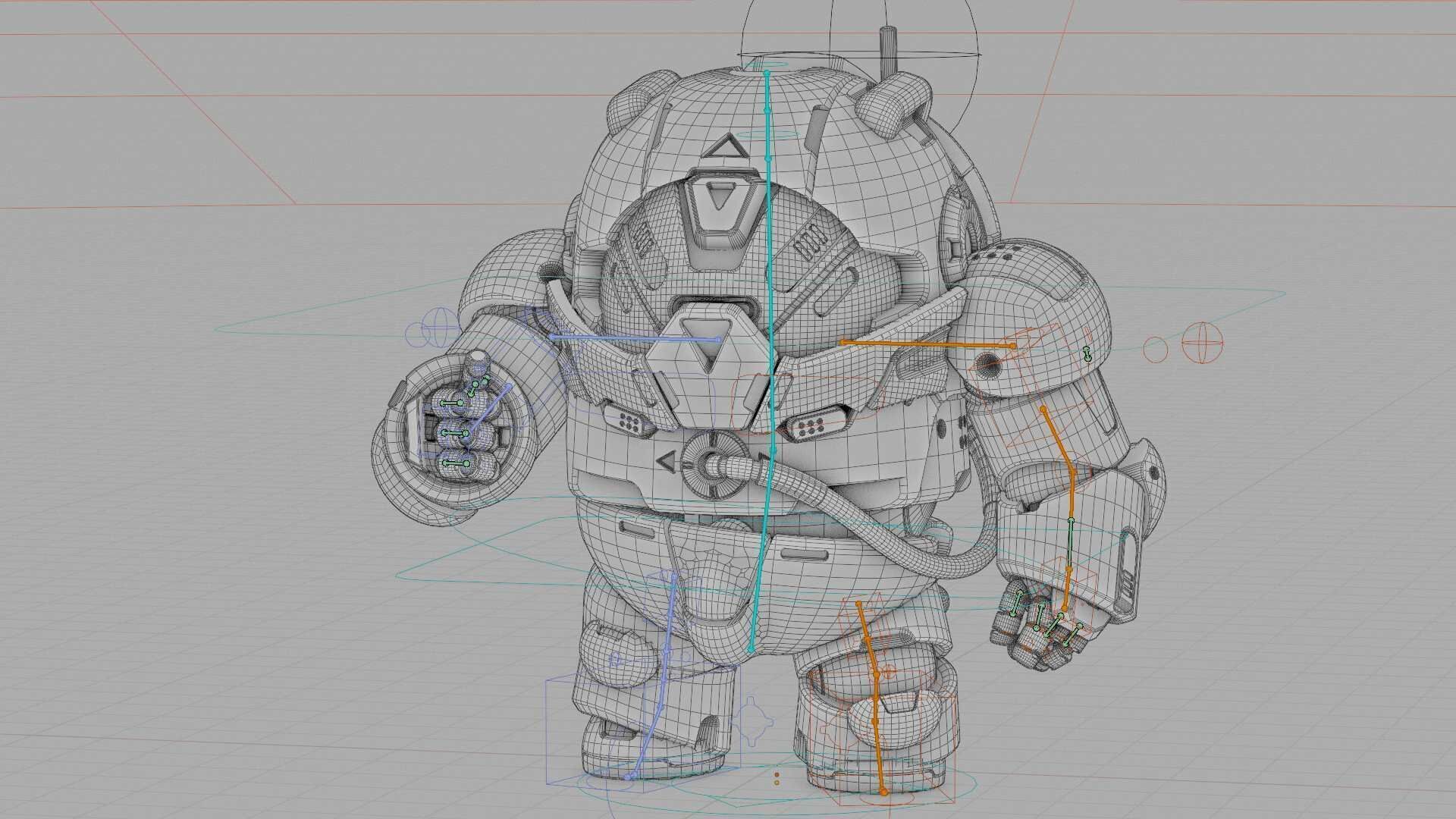 AMONG US CHARACTER-G  Rigged for Unreal Engine - Unity - MIXAMO  3D model_40