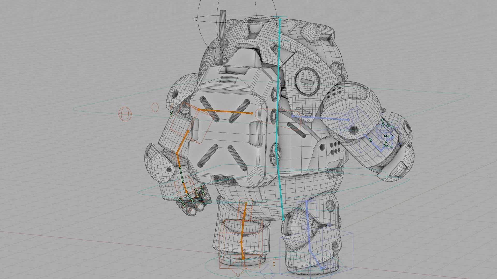 AMONG US CHARACTER-G  Rigged for Unreal Engine - Unity - MIXAMO  3D model_41