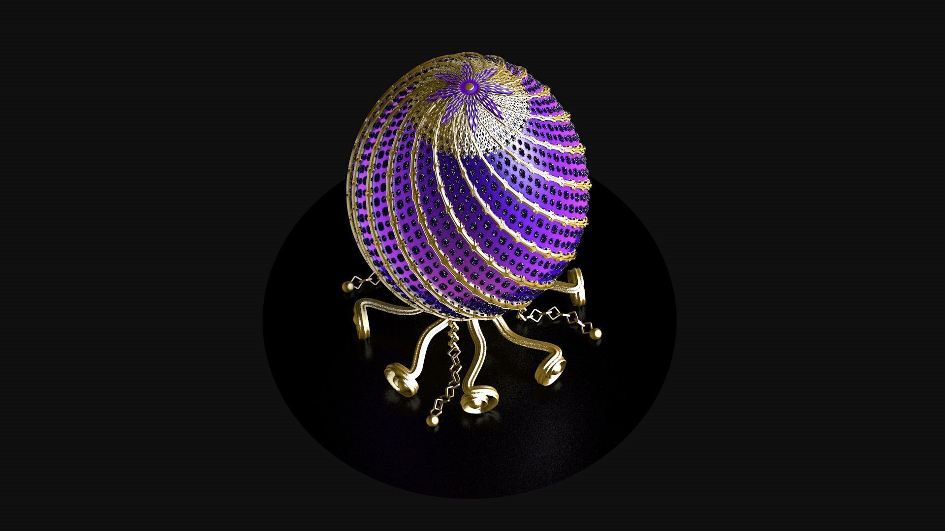 Egg FABERGE R9 3D model_1
