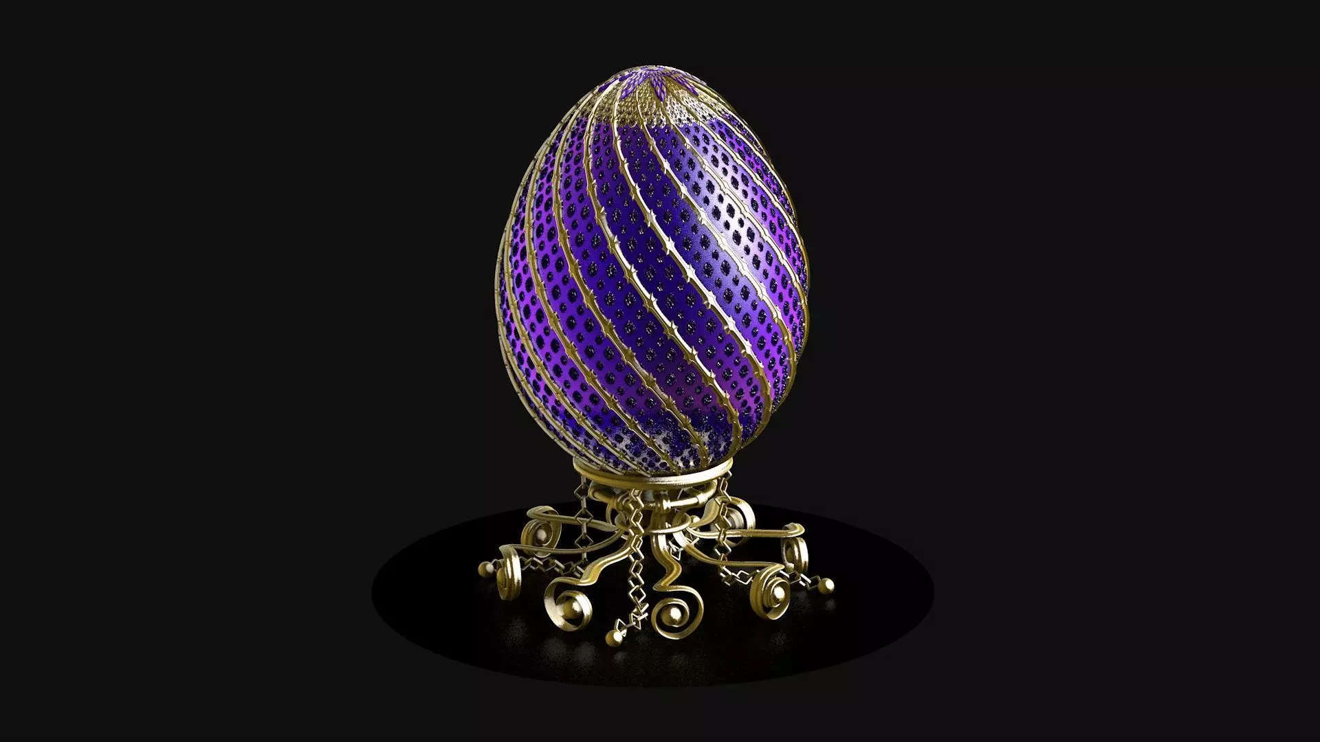 Egg FABERGE R9 3D model_0