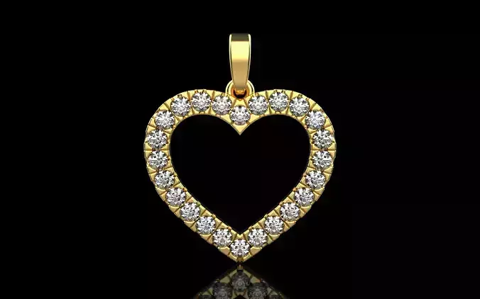 heart pendant model 690