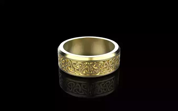 celtic knot ring model 692 3D print model