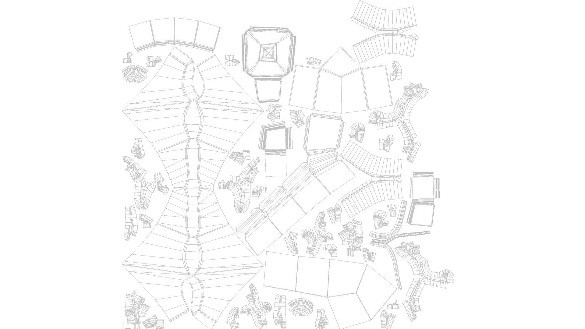 Durbar king court darbar 3D model_7